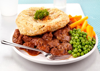 Canvas Print - STEAK AND ALE PIE