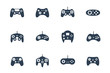 © DGTL Graphics sro - Gamepads vector icon set