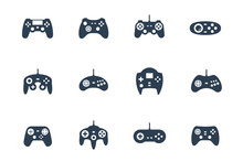 Gamepads Vector Icon Set