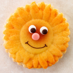 Canvas Print - SUNFLOWER FACE BISCUIT