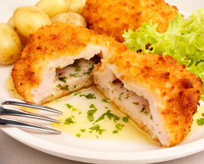 Poster - GARLIC CHICKEN KIEV