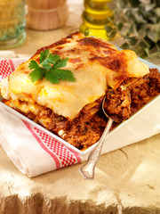 Canvas Print - ITALIAN BEEF LASAGNE