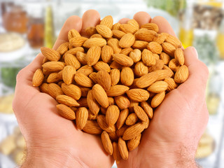 Wall Mural - HANDFUL OF ALMONDS