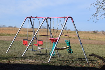 Wall Mural - Swing Set