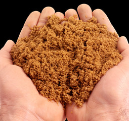 Poster - HANDFUL OF DARK BROWN SOFT SUGAR