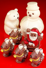 Sticker - SELECTION OF CHRISTMAS CHOCOLATES