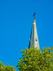 Church Tower Building Exterior View