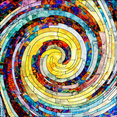 Wall Mural - In Search of Spiral Color