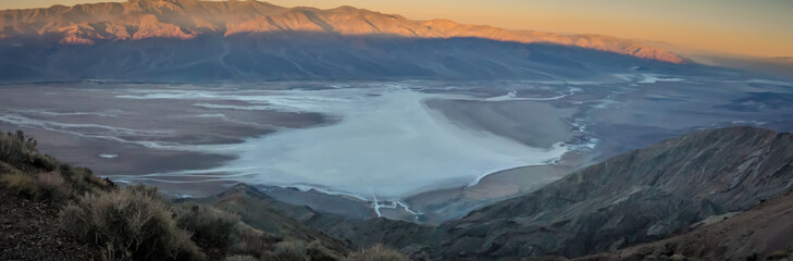 driving around death valley national park in california