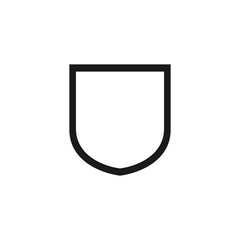 Fototapete - Shield vector icon. Protection icon vector. Security vector icon