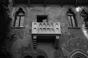 Juliet's balcony in Verona