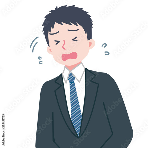 スーツ 男性 会社員 サラリーマン 謝る 謝罪 Stock Vector Adobe Stock