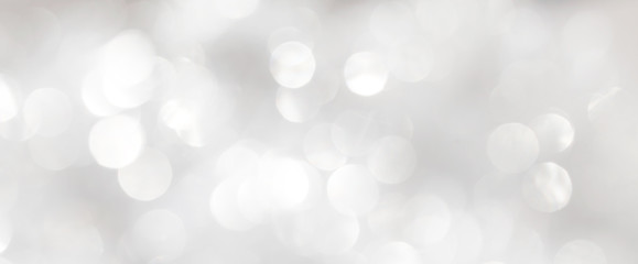 Shiny white blur background. Template for New Year's postcard.