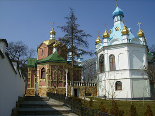 Two church chapels.