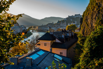 Wall Mural - Autumn in Salzburg