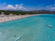 Strand von Saleccia, einer der schönsten Strände der Insel Korsika