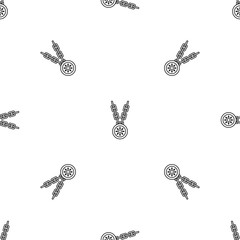 Poster - necklace medallion pattern seamless vector repeat geometric for any web design