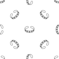 Poster - bracelet pattern seamless vector repeat geometric for any web design
