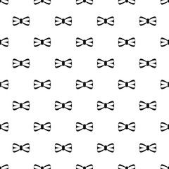 Poster - Elegant bow tie pattern seamless vector repeat geometric for any web design