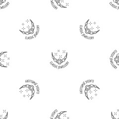 Poster - classic jewellery pattern seamless vector repeat geometric for any web design