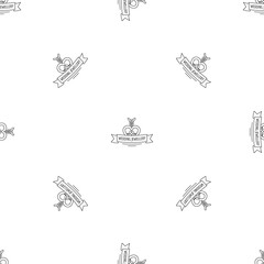 Poster - wedding jewellery pattern seamless vector repeat geometric for any web design