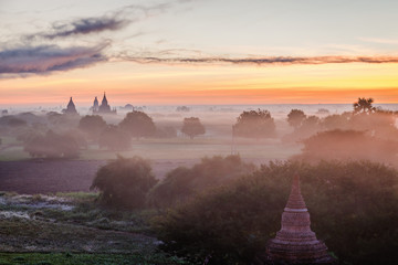 Wall Mural - Bagan Sunrise
