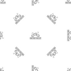 Poster - hand made jewellery pattern seamless vector repeat geometric for any web design