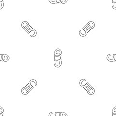 Poster - elastic coil pattern seamless vector repeat geometric for any web design
