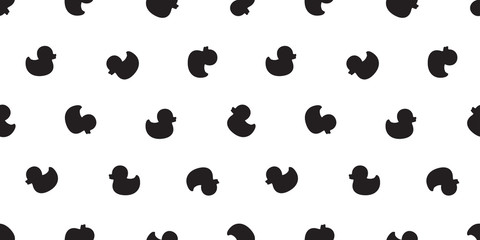 Wall Mural - duck seamless pattern vector rubber duck background scarf isolated repeat wallpaper illustration character cartoon