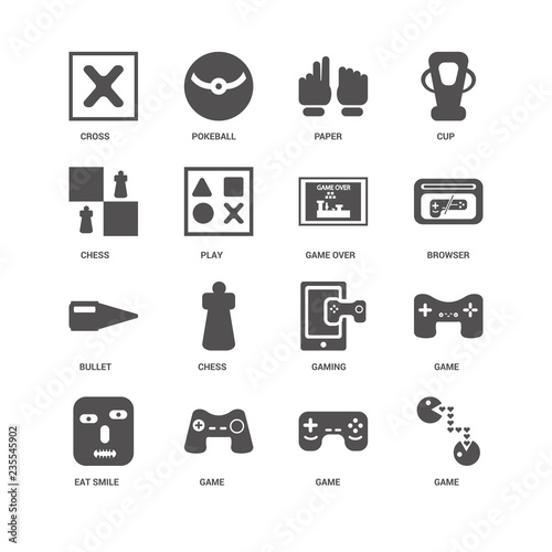 Fotografija Game, Browser, Game over, Eat smile, Cross, Chess, Bullet, Paper