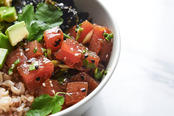 ahi poke bowl