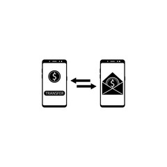 Poster - smartphone bank notice vector icon for websites and mobile minimalistic flat design