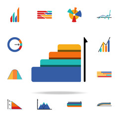 Poster - colored Infographic layer chart icon. Business data graphics icons universal set for web and mobile