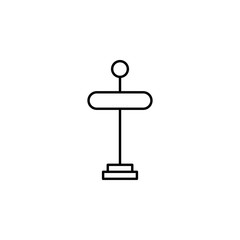 Poster - road sign icon. Element of simple icon. Thin line icon for website design and development, app development. Premium icon