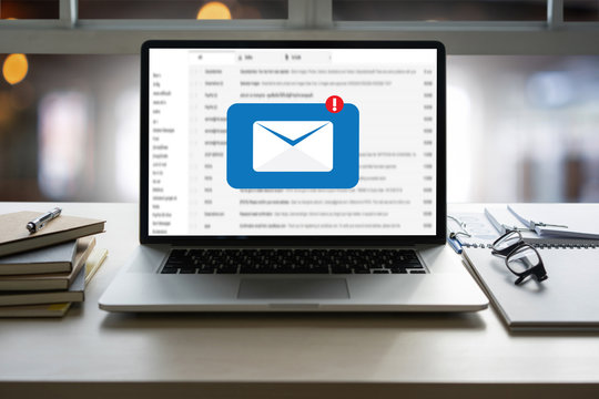 Mail Communication Connection message to mailing contacts phone Global Letters Concept