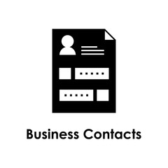 Aufkleber - paper, user, contacts icon. Element of business icon with description. Glyph icon for website design and development, app development. Premium icon