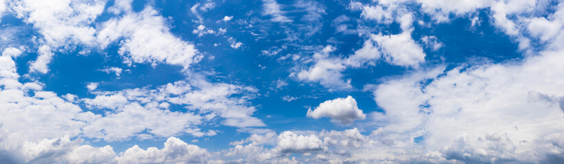 Wall Mural - soft white cloud against blue sky