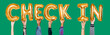 © Rawpixel.com - Hands showing check-in balloons word