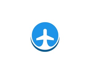 Wall Mural - Plane logo