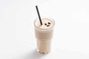 Sticker - ice coffee with straw