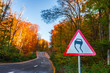 © Vastram - Highway in the autumn mountain forest