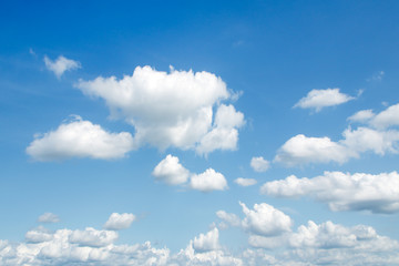 blue sky with cloud