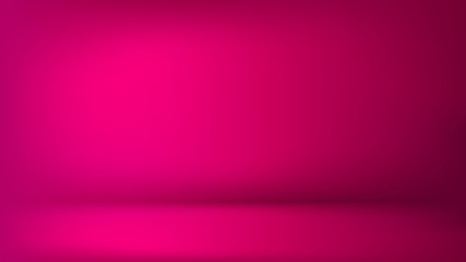 Wall Mural - dark gradient pink abstract display backround