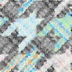 Aufkleber - Seamless grunge abstract square pattern. Paint grunge cracks.