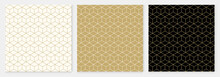 Background Pattern Seamless Cube Abstract Gold Luxury Color Geometric Vector.