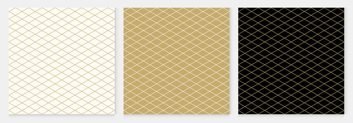 Background pattern seamless diamond abstract gold luxury color geometric vector.