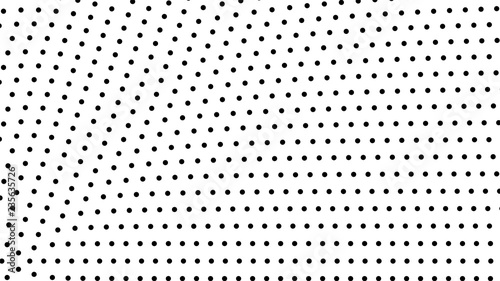Radial Dots Background Black White Random Grunge Dots Texture