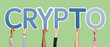 © Rawpixel.com - Hands holding up blue letters forming the word crypto