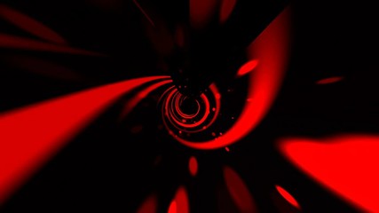 Poster - Abstract swirl tunnel in dark space, immitation of trip in universe, computer generated background, 3D rendering background
