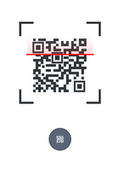 Poster - qr scan interface